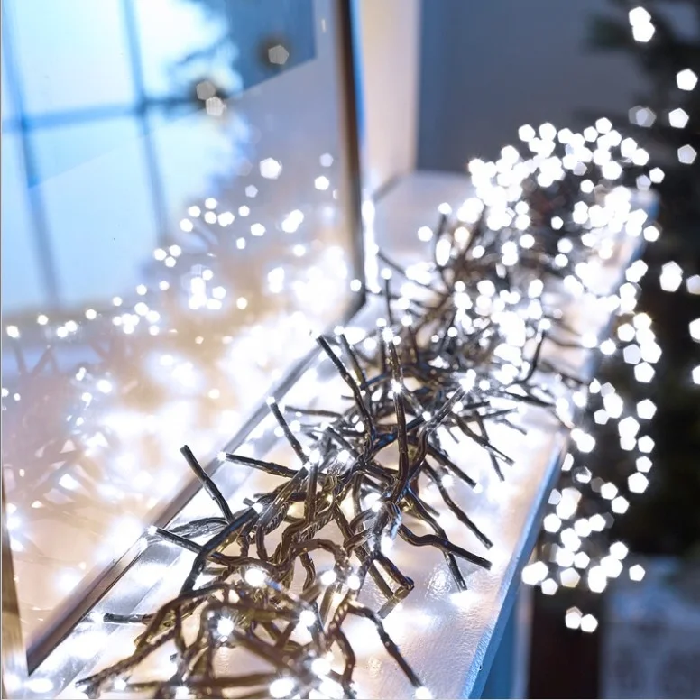 300LED 4Meter Warm White Outdoor Christmas LED Cluster String Lights