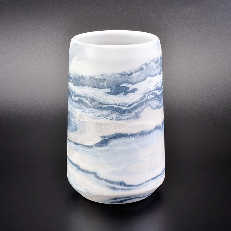 Marble Ceramic Lotion Dispenser Bathroom Accessories Sets