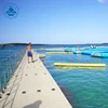 Big size Modular floating dock& pontoon use small connections install a big swimming pool for hot sale