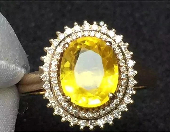 Gemstone Yellow Sapphire Natural Small Size Natural Bangkok Yellow Sapphire Price