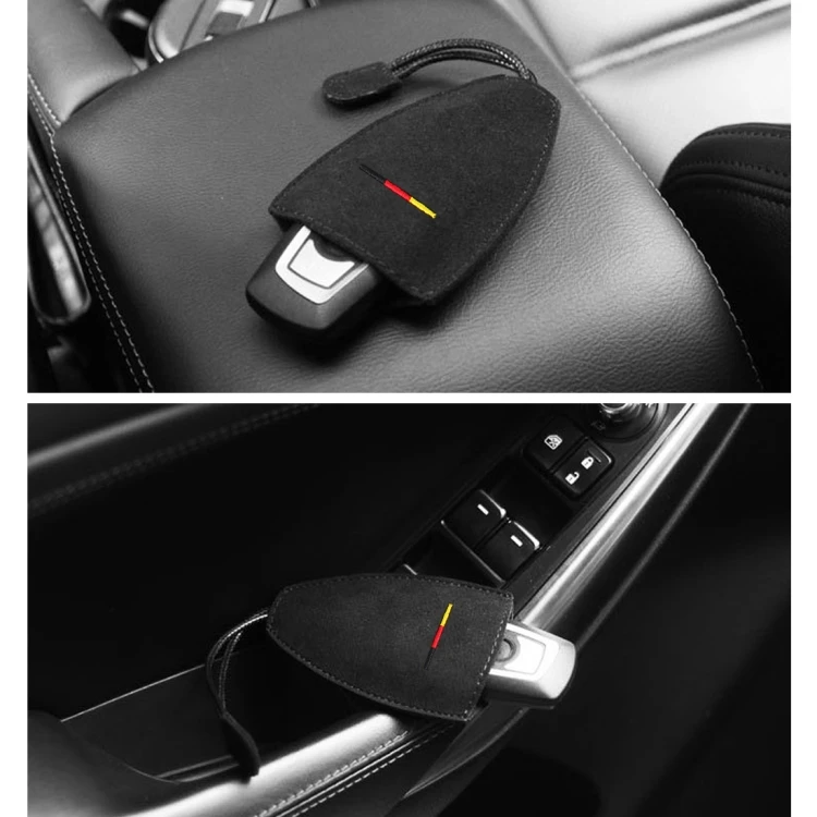 Drop Shipping Wholesale Universal Car Remote Smart Key Case Suede Protective Cover For Car Key