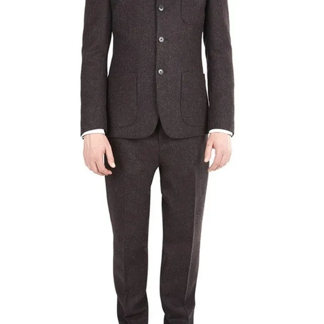 mens british tweed wool trousers suit