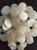 Natural white mother of pearl shell button blanks for button making