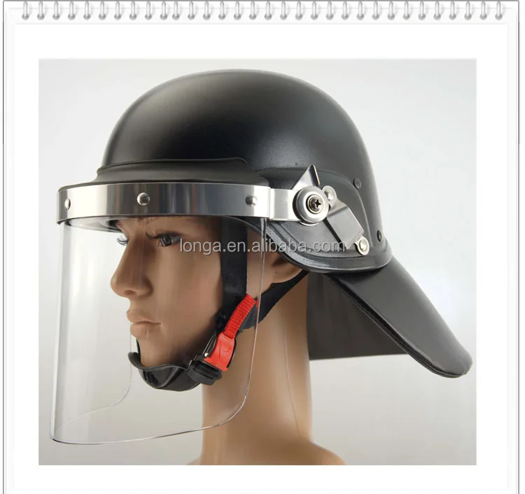 Anti riot helmet with visor