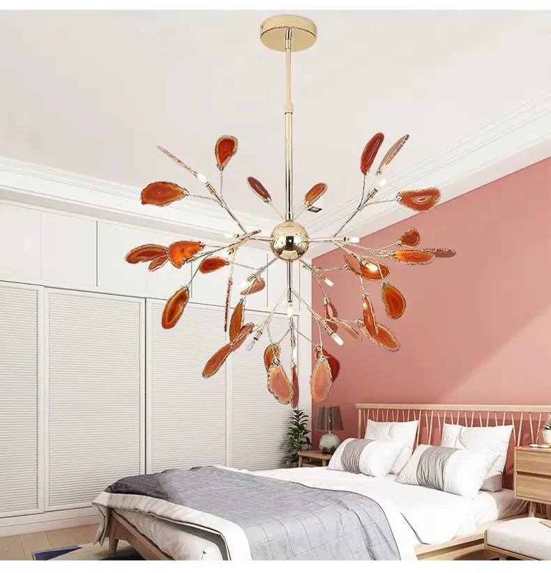 Factory direct customizable postmodern creative personality original living room bedroom commercial LED chandelier