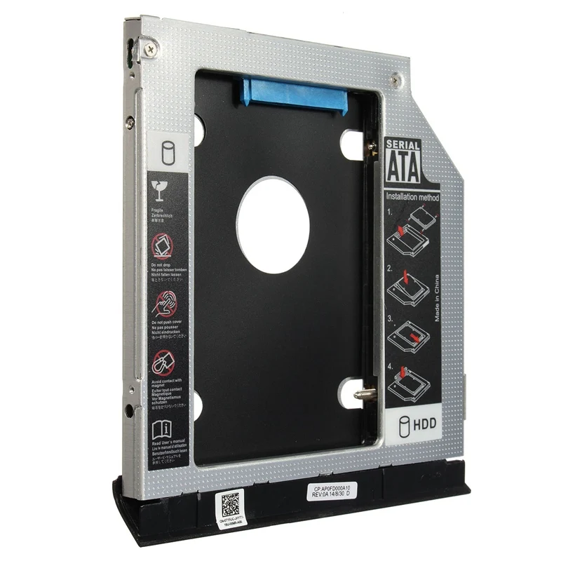 Hight Quality Hdd Caddy 2.5 Inch 9.5mm 2nd Sata Hdd Ssd Hard Drive