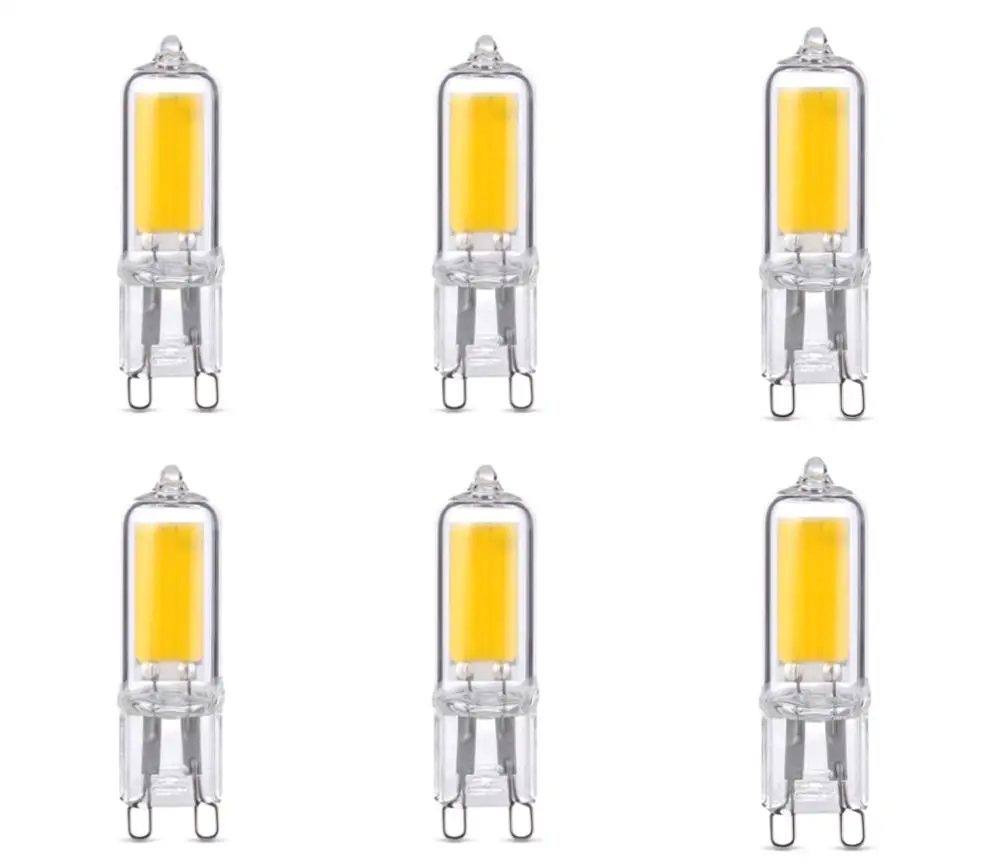 G9 LED Light Bulb, 2W Equivalent 25W Halogen 240 Lumens 2700-3000k G9 Bi Pin Base