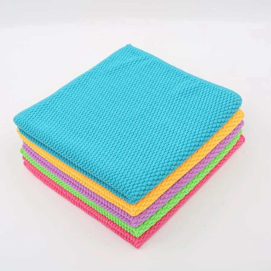 Free Samples Jacquard Microfiber Silicone Cleaning Cloth - Buy Silicone ...