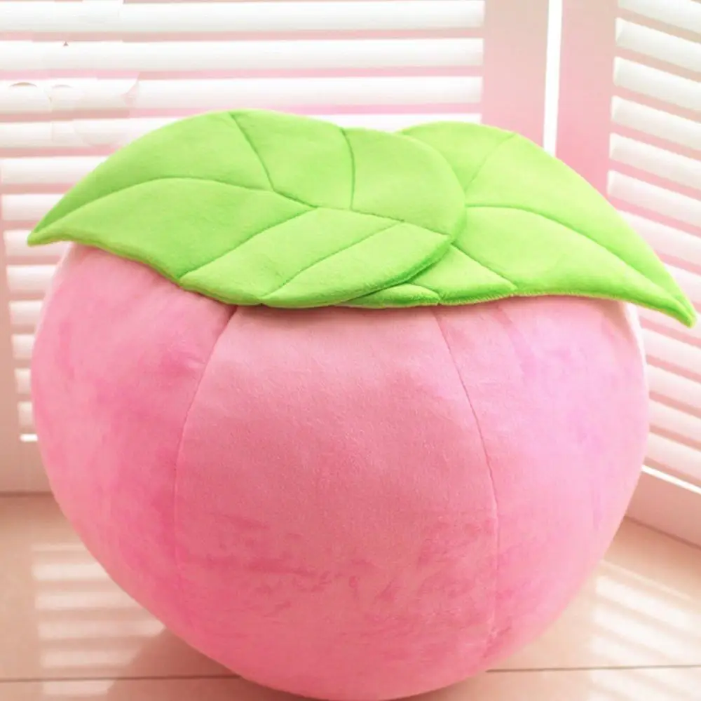 plush peach pillow