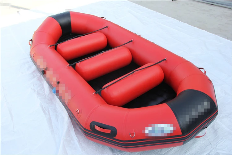 1.2mm Pvc Or Hypalon Inflatable Rubber Life Raft Rafting Boat Price