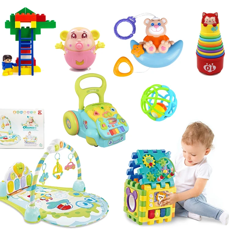 Plastic 9pcs Set Baby Rattle Set Toys Musical Baby Rattle - Buy Baby ...