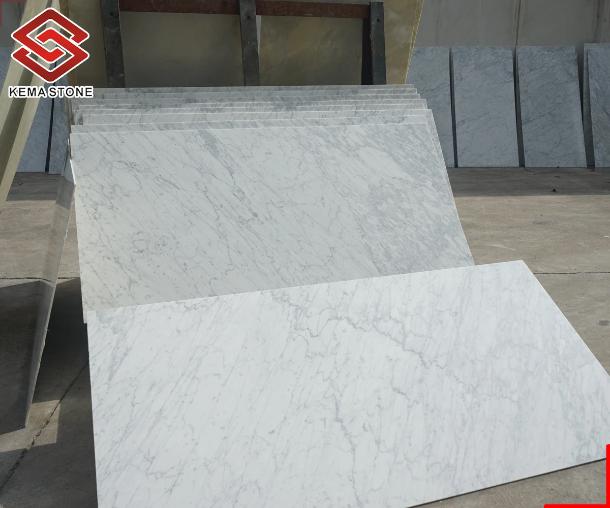 Wholesale Ultra Thin Carrara White Marble Stone Veneer For Interior