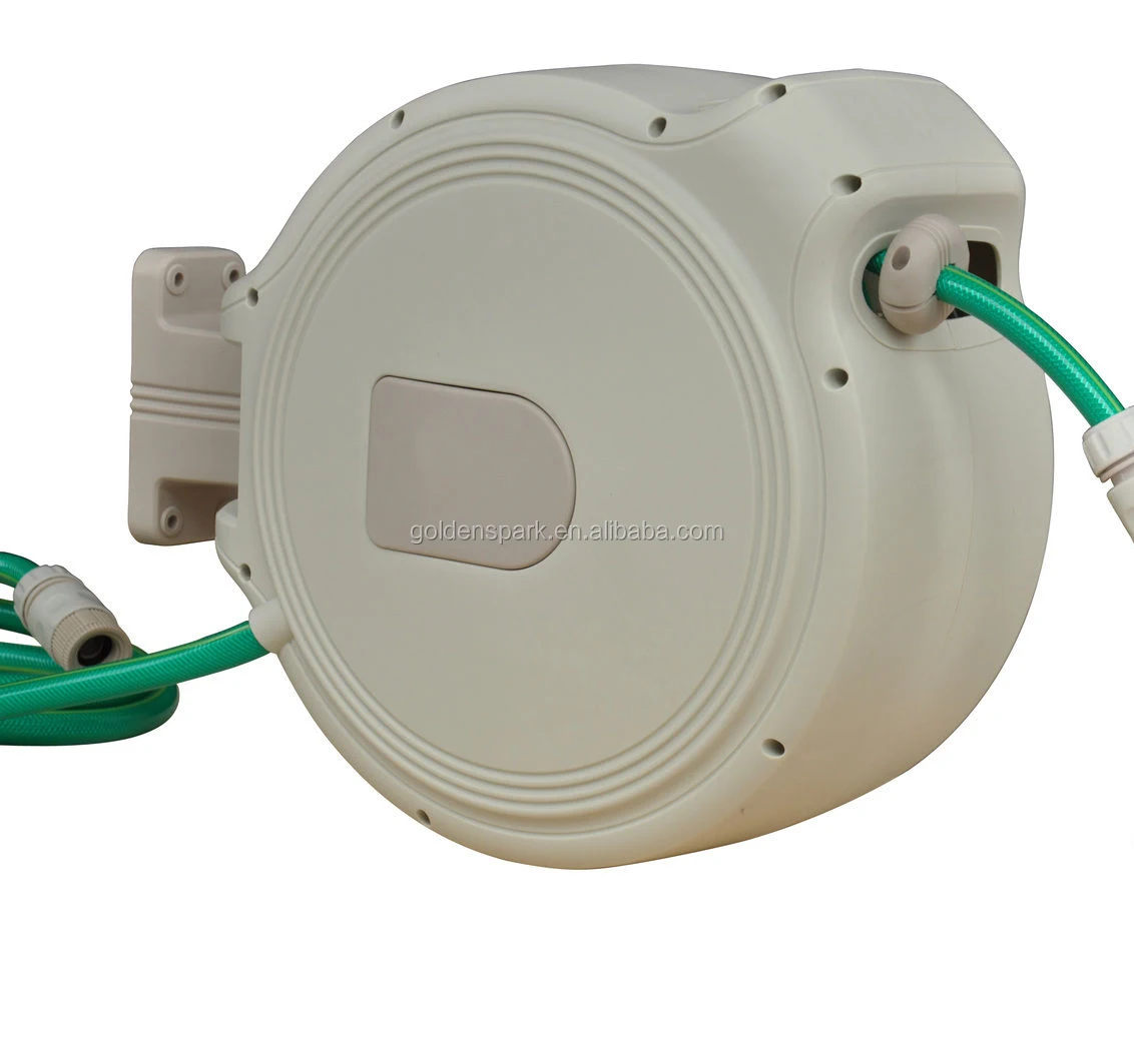 20m Wall Mount Retractable Auto Rewind Garden Water Hose Reel Buy
