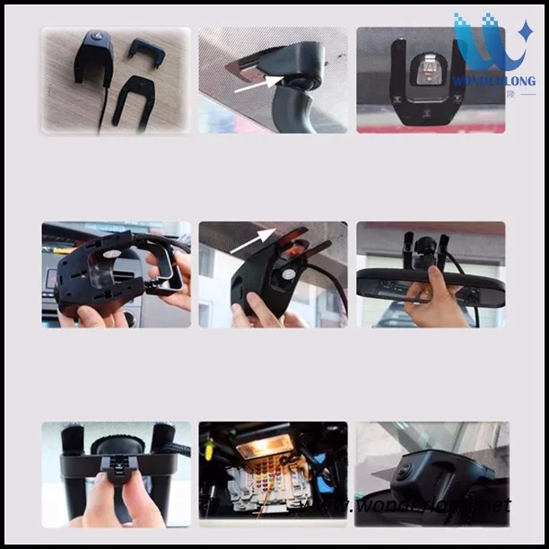 Dual Camera Wireless Full Hd 1080p 160 Wide Angle Car ...