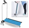 Compact, foldable running machine for cardio exercise