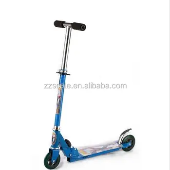 Foldable Foot Pedal Two Wheel Scooter Bike For Baby Kid Foldable Foot Pedal Two Wheel Scooter Bike For Baby Kid Children Elastic Pvc Wheels Balance