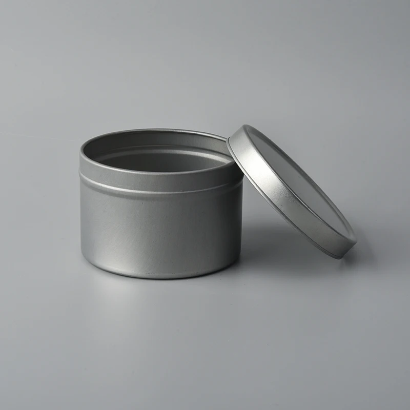 Wholesale metal silver candle holder with lid home decoration