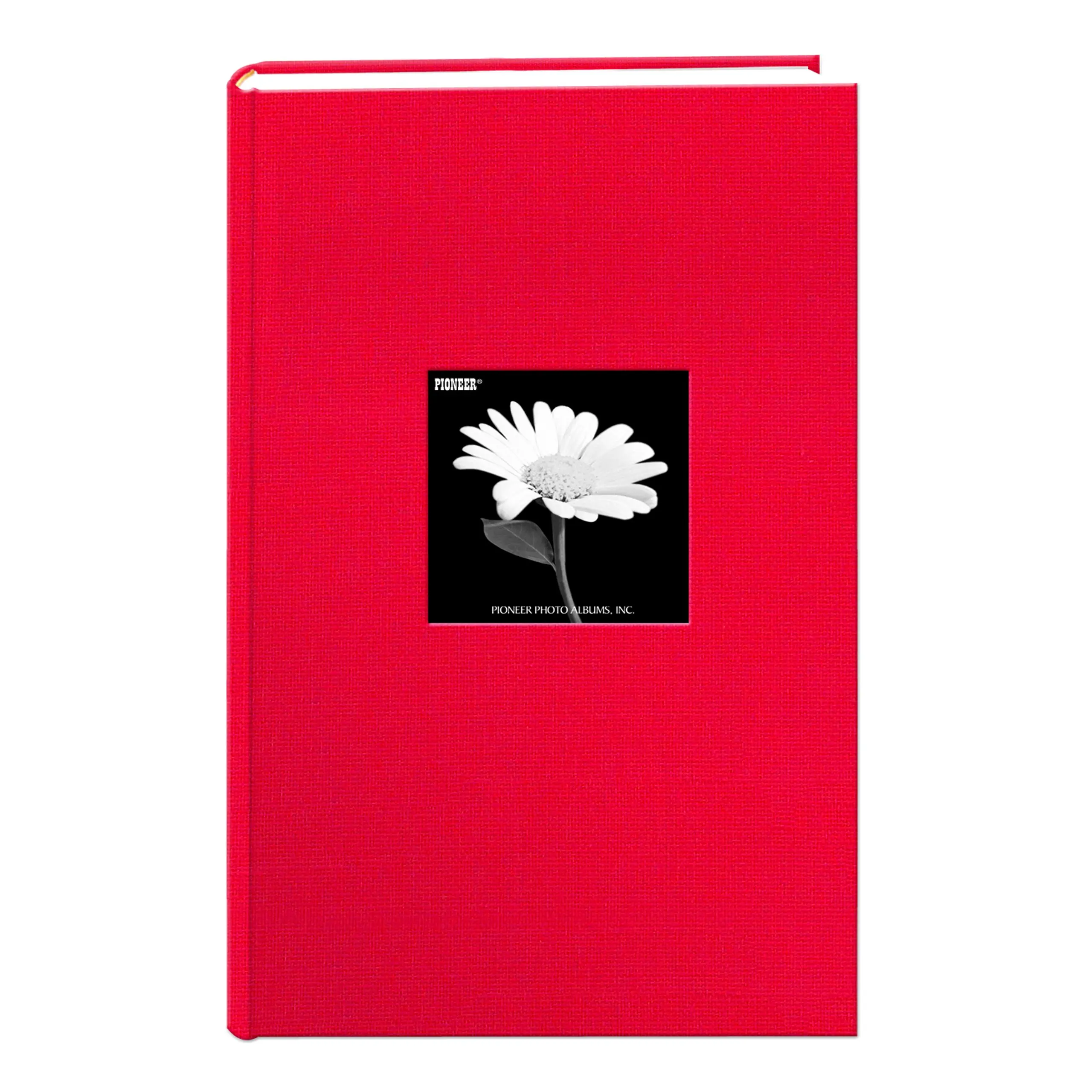 Champion Burgundy Fabric Frame Cover Photo Album 200 Pockets Hold 4x6 Photos
