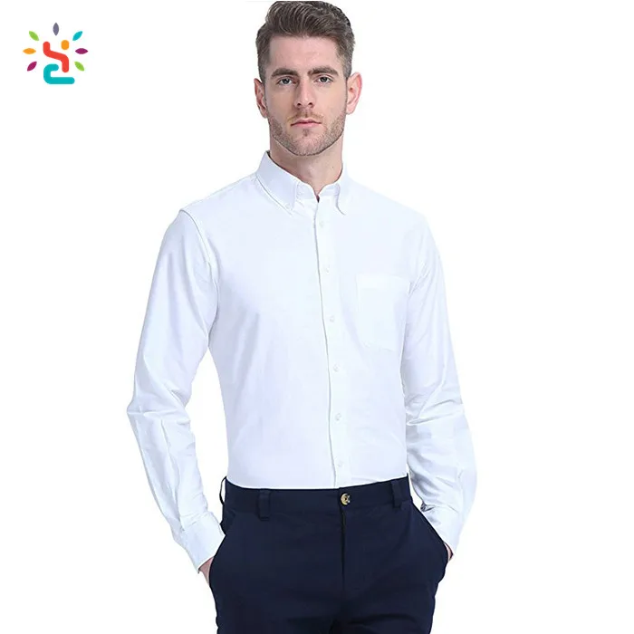 Personalize White Dress Shirt No Logo Mens Slim Fit Dress Shirts Business Mens Button Down Shirt With Stand Up Collar Buy White Dress Shirt Mens Slim Fit Dress Shirts Mens Button Down Shirt