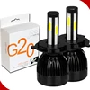 2017 high power All in one kit led auto h4 12v 100w led light h4, 8000lm g20 led headlight bulbs h4, lamp led h4