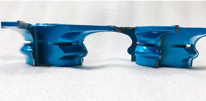 Customized Woodworking 4 Teeth TCT Tungsten Carbide Stair Handrail Knife Cutters