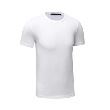 wholesale blank 100% bamboo cotton  material fabric dri t shirt for woman