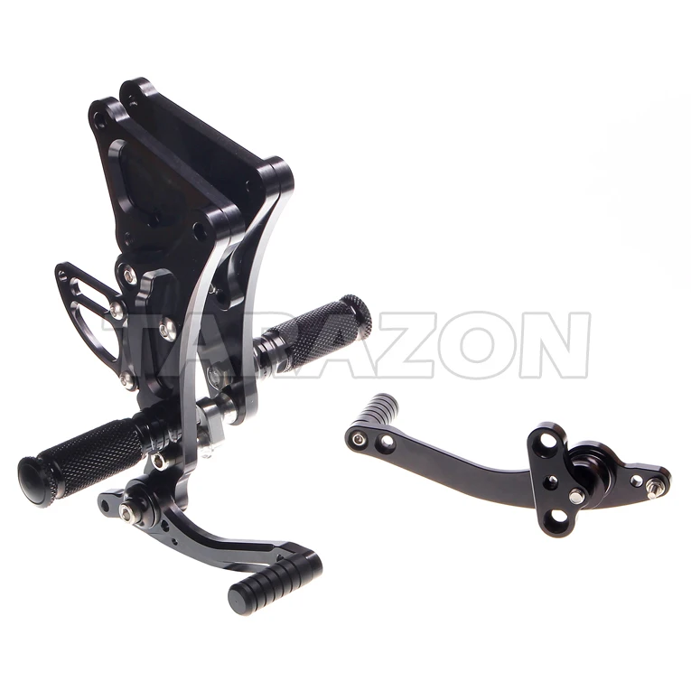 Black Cnc Aluminum Rear Sets Forward Controls For Harley Sportster 883