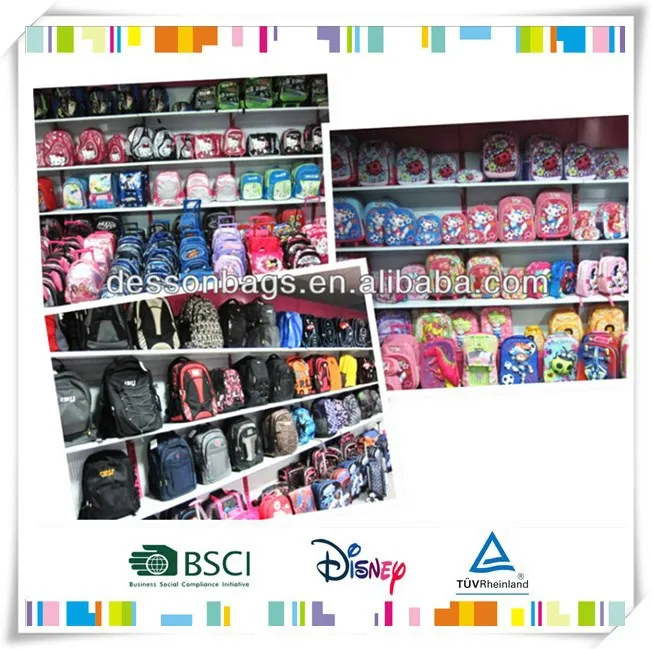 Enfants Mignons De Chariot Sac D'école Avec Un Clignotement. Lightx