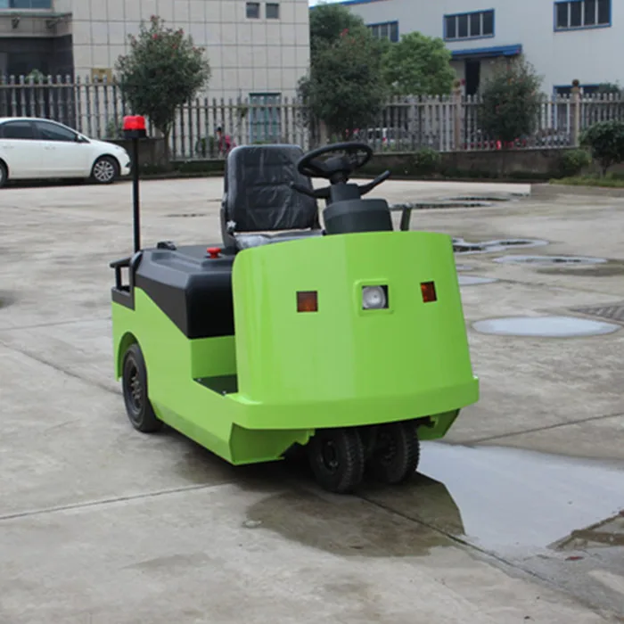Low price Seat-ride Electric Towing Tractor 3 ton,4 ton,6 ton Capacity