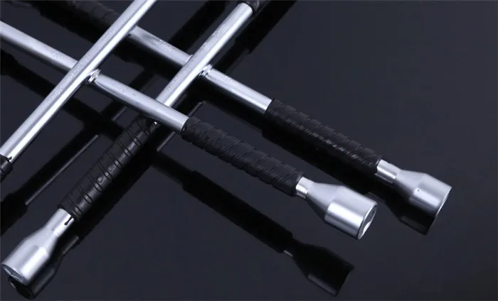Universal Cross Wrench 4-Way Lug Tire Spanner Car Cross Wheel Wrench Cross Socket Wrench
