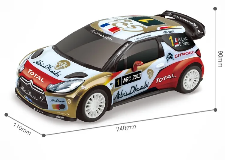 citroen ds3 wrc telecommandee