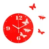 Chinese supplier home decoration stickers acrylic wall clock