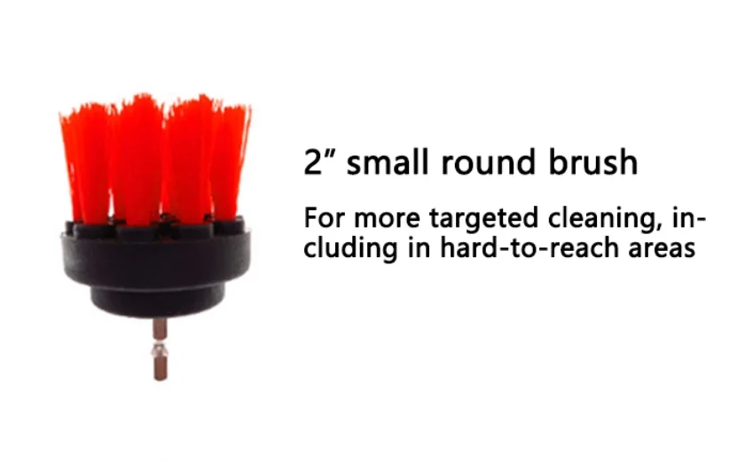3pcs nylon attachment drill scrub brush set drill attachments drill brush set