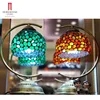 modern style gemstone colourful agate table lamp home decorative
