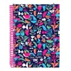 10 subject notebook with colorful pattern hard cover