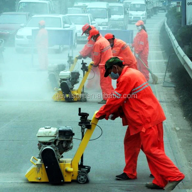 15HP gasoline concrete asphalt milling machine powered HONDA