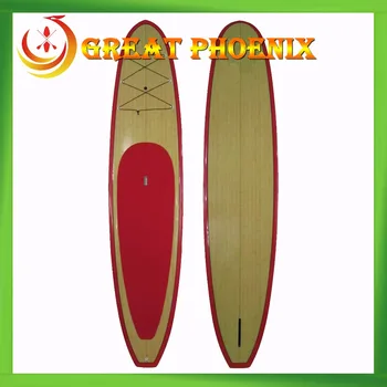 epoxy foam bamboo eps wood sup larger paddle