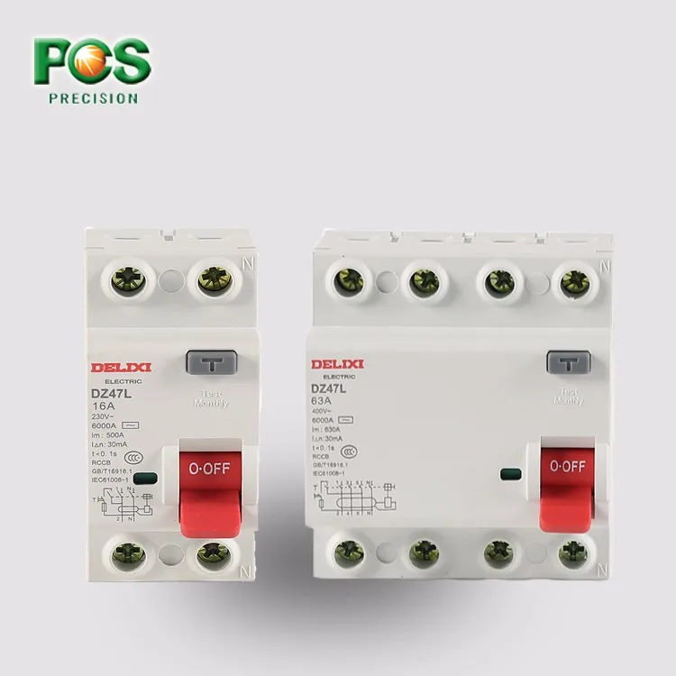 Delixi 16a Dz47l Rccb Elcb Leakage Protection C20 Differential Residual ...