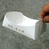 food grade disposable Feature Paper Burger Box customized white printed paper board burger box