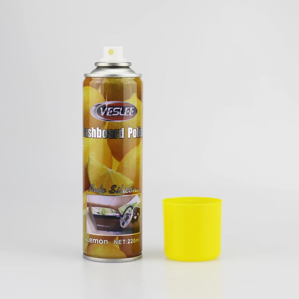 High Gloss Car Dashboard Wax Polish Liquid Wax Dashboard Spray Can Type Auto Interior Dashboard