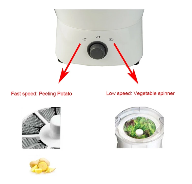 New Style Home&kitchen Use Electric Potato Peeler Automatic Potato
