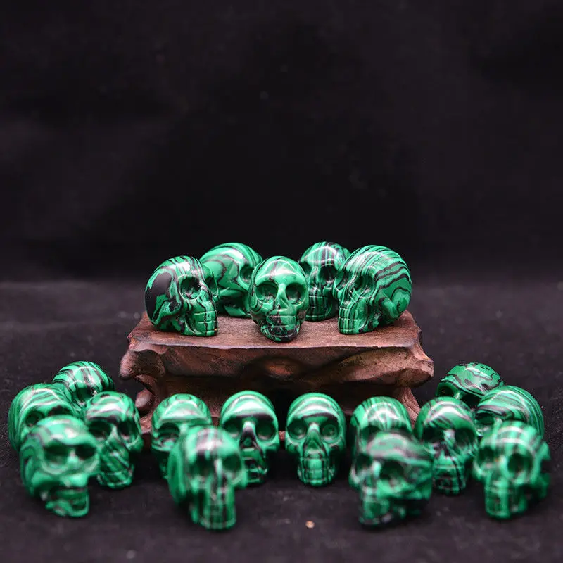 Wholesale High Quality Natural Hand Carved Quartz Malachite Crystal