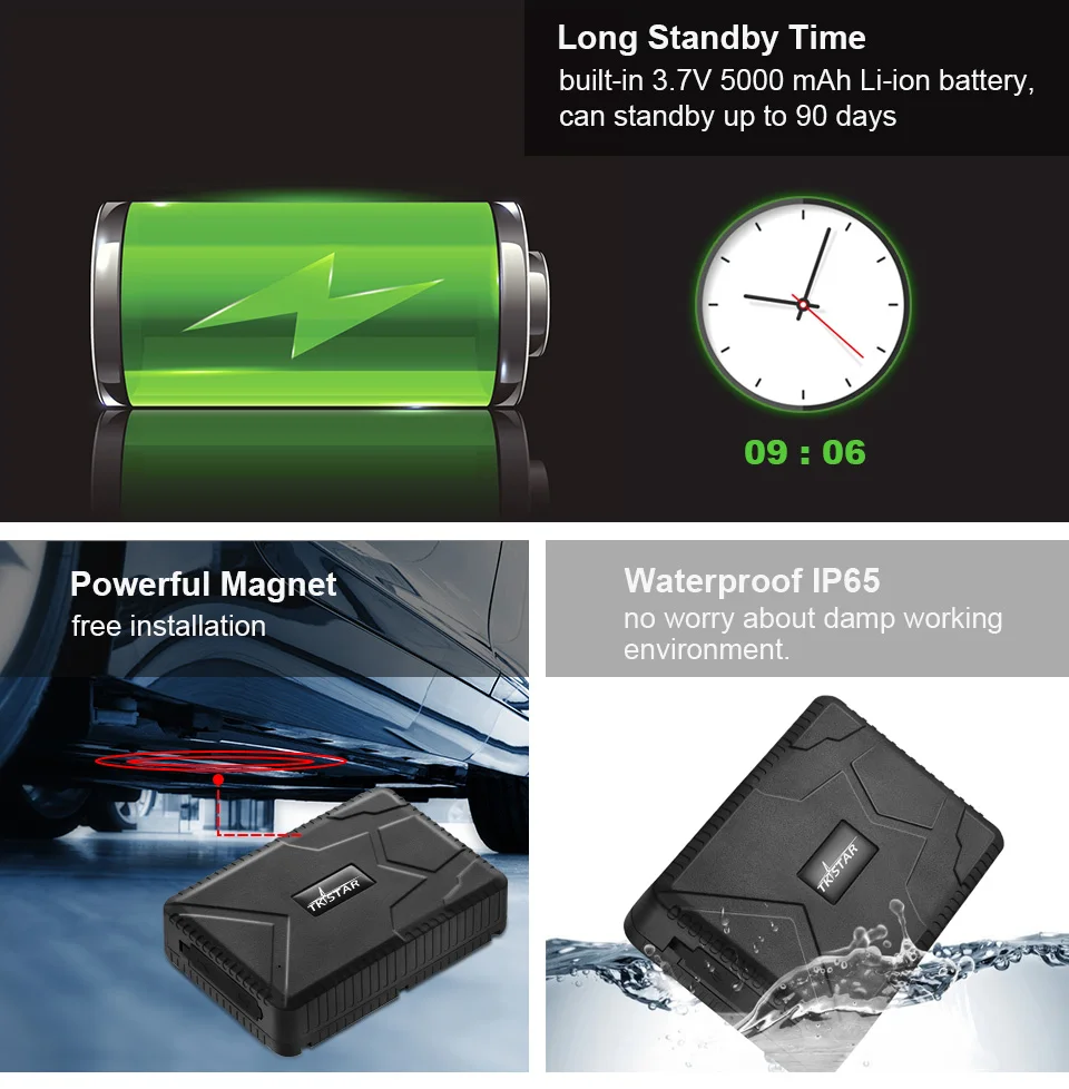 tkstar gps tracker watch