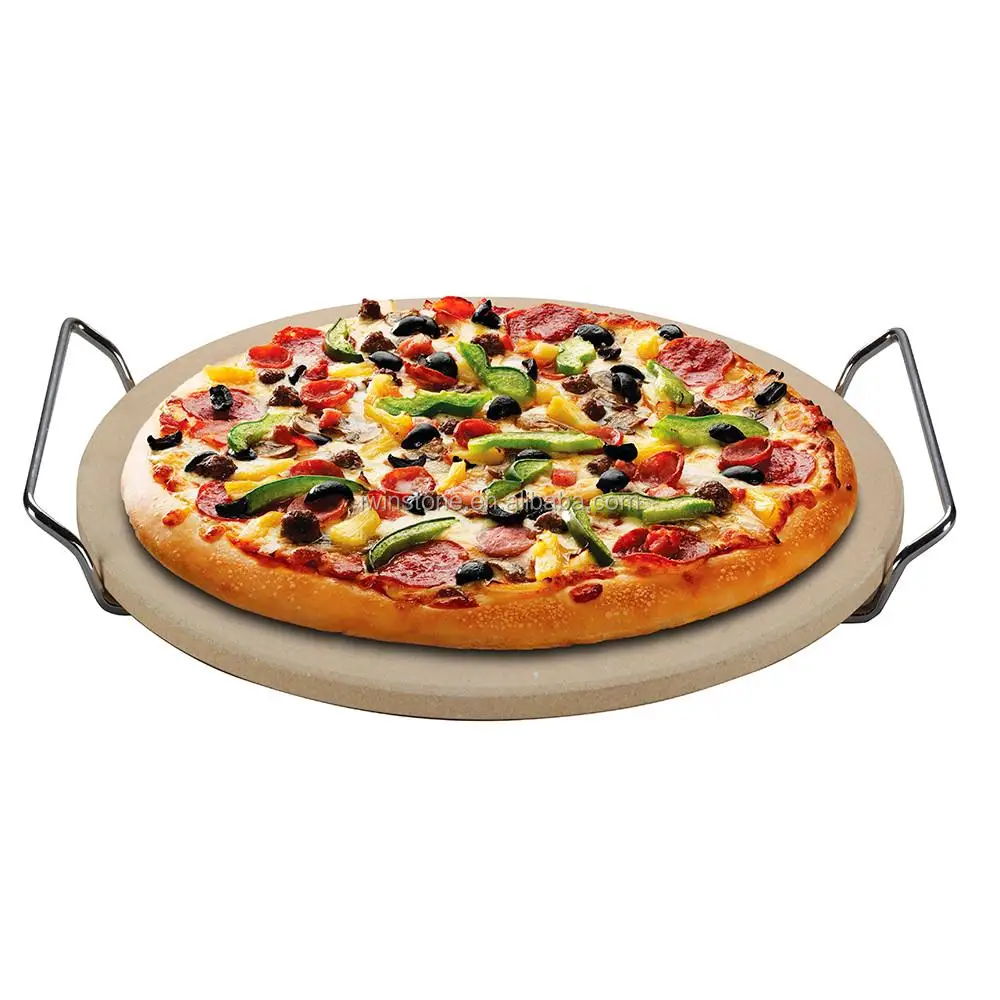 Камень для выпечки пиццы круглый