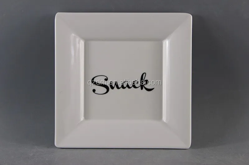 LFGB Grade Melamine Square Plate Square Dish