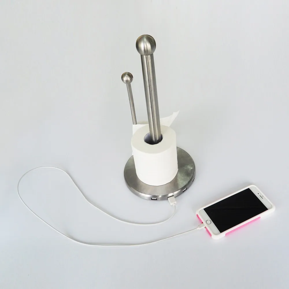 Napkin Holder With Usb Charger Buy Multifonction Napkin Holder With