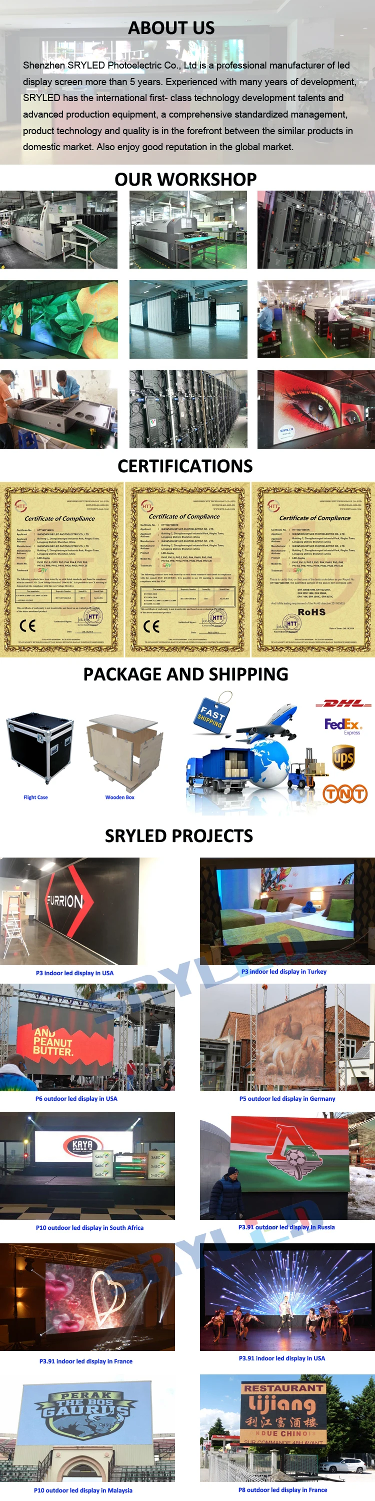 New HD P3 Led poster Advertising Screen Led Mirror Screen