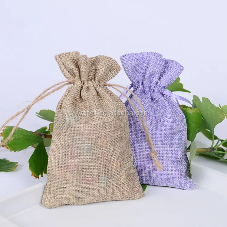 Wholesale Colored Jute Pouch Small Gift Jewelry Bag Buy Jute Bag
