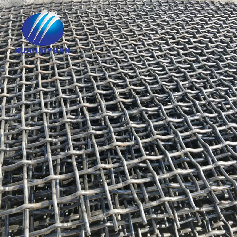 Export Russia Saudi Arabia Stone Crusher Screen Mesh 65mn Vibrating Screen Mesh Quarry Screen 6469