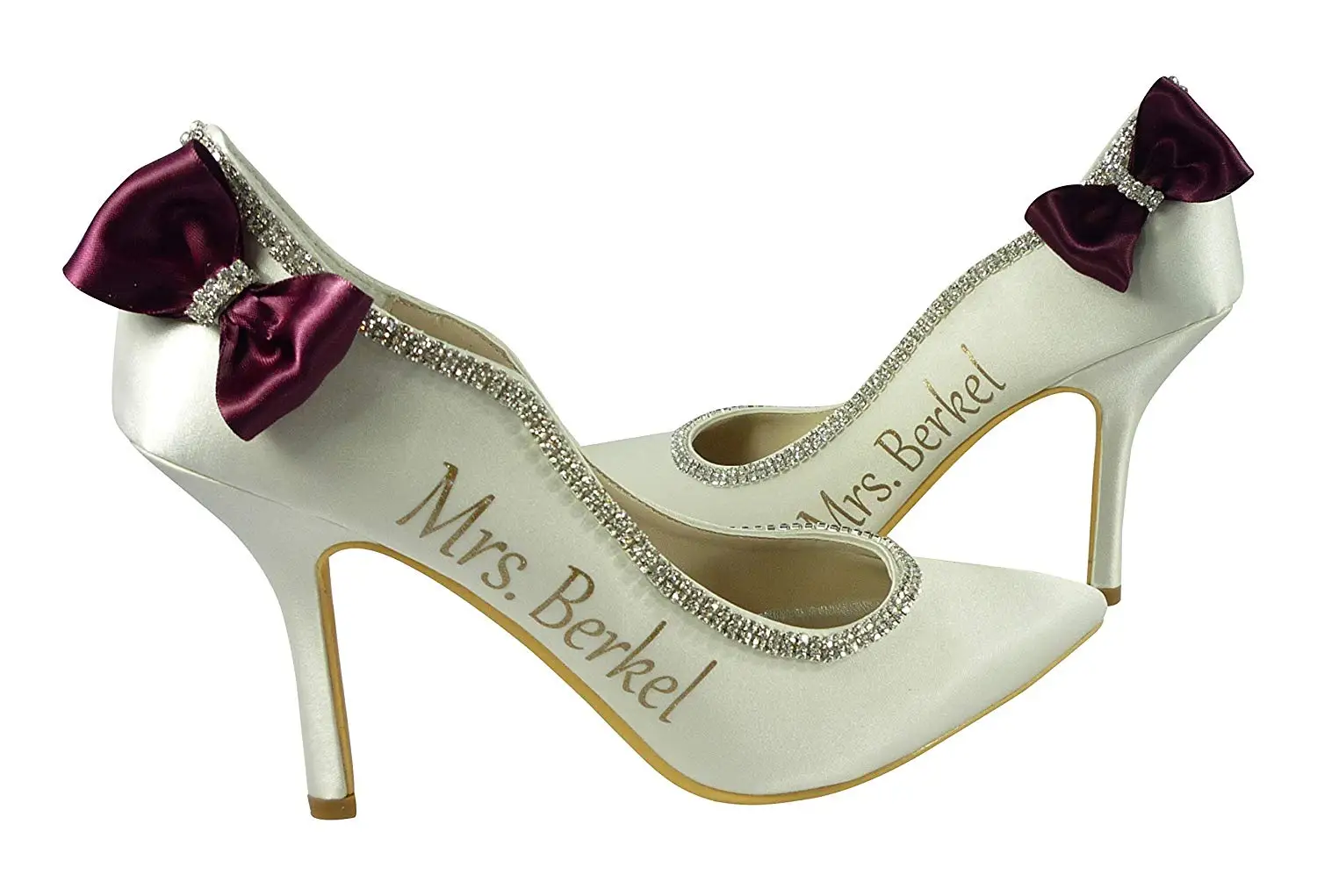 bridal heels 3 inch